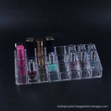 Transparent Cosmetics Storage Box Nail Polish Lip Gloss Lipstick